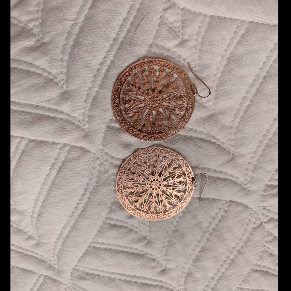 Rose Gold Earrings